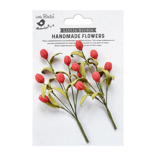 3 Pack Little Birdie Tulip Bouquet 2/Pkg-Love and Roses TULIPBQT-83105 - 8903236653984