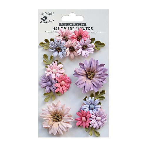 3 Pack Little Birdie Fairy Garden Paper Flowers 5/Pkg-Fairy Sparkle FAIRYGAR-79409 - 8903236615203