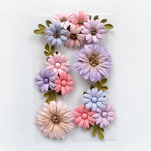 3 Pack Little Birdie Fairy Garden Paper Flowers 5/Pkg-Fairy Sparkle FAIRYGAR-79409