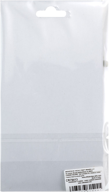 3 Pack - Little Birdie Fairy Garden Paper Flowers 5/Pkg-Sunshine And Lemonade - 5A0029DG-79413 3 Pack - Little Birdie Fairy Garden Paper Flowers 5/Pkg-Sunshine And Lemonade - 5A0029DG-79413