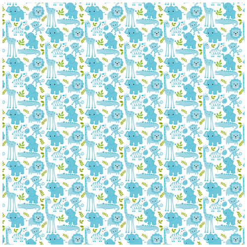 3 Pack Little Birdie Little Miracle Cardstock Pack 12"X12" 12/Pkg-Baby Boy CR85665