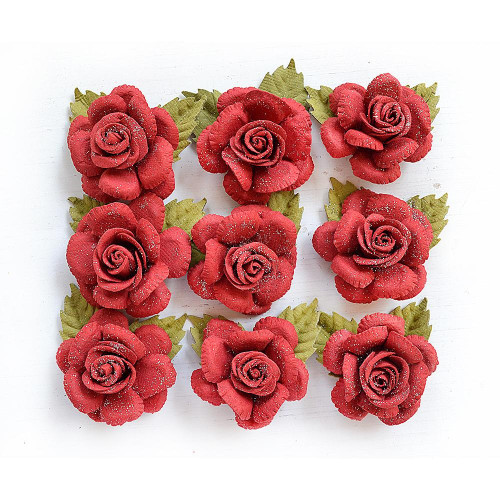 3 Pack Little Birdie Karin Paper Flowers 8/Pkg-Love and Roses KARIN-82771