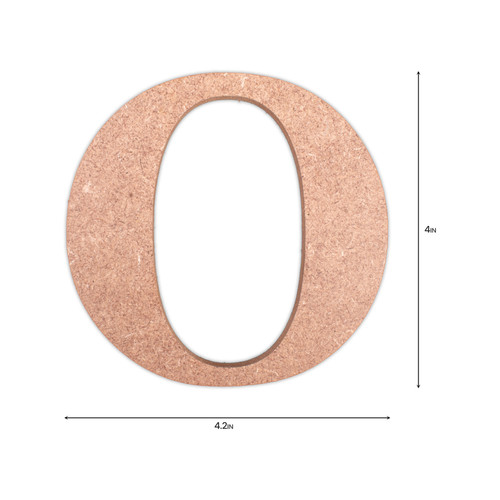 6 Pack - Little Birdie MDF Alphabets Upper Case 4" 1/Pkg-O - CR88162 6 Pack - Little Birdie MDF Alphabets Upper Case 4" 1/Pkg-O - CR88162