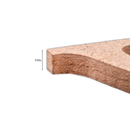 6 Pack - Little Birdie MDF Alphabets Upper Case 4" 1/Pkg-W - CR88170