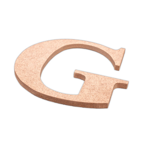 6 Pack - Little Birdie MDF Alphabets Upper Case 4" 1/Pkg-G - CR88154 6 Pack - Little Birdie MDF Alphabets Upper Case 4" 1/Pkg-G - CR88154
