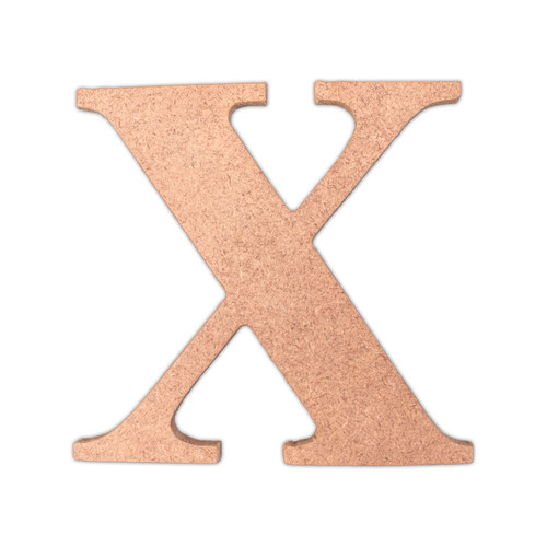 6 Pack - Little Birdie MDF Alphabets Upper Case 4" 1/Pkg-X - CR88171