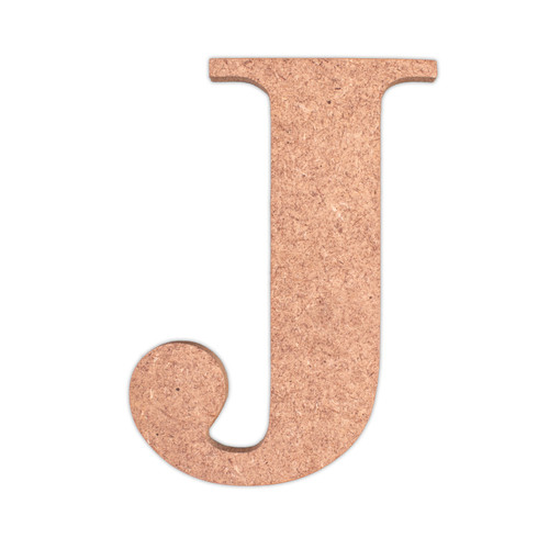 6 Pack - Little Birdie MDF Alphabets Upper Case 4" 1/Pkg-J - CR88157
