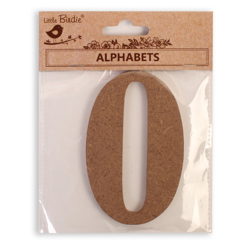 6 Pack Little Birdie MDF Number 4" 1/Pkg-0 CR88138 - 8903236705904