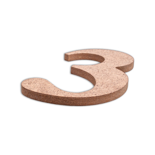 6 Pack - Little Birdie MDF Number 4" 1/Pkg-3 - CR88141 6 Pack - Little Birdie MDF Number 4" 1/Pkg-3 - CR88141