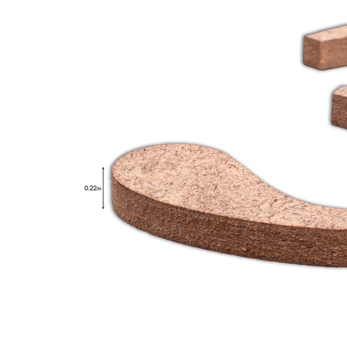 6 Pack - Little Birdie MDF Number 4" 1/Pkg-3 - CR88141 6 Pack - Little Birdie MDF Number 4" 1/Pkg-3 - CR88141