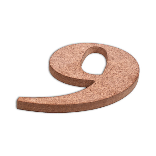 6 Pack - Little Birdie MDF Number 4" 1/Pkg-9 - CR88147