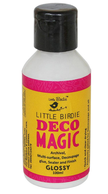 6 Pack - Little Birdie Adhesive Deco Magic Glue 100ml-Glossy - CR78406 - 8903236604948