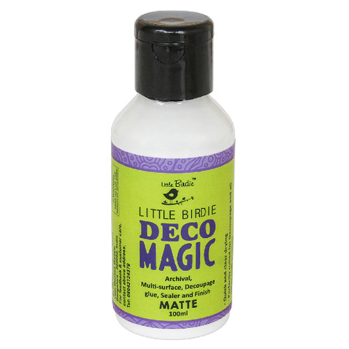 6 Pack Little Birdie Adhesive Deco Magic Glue 100ml-Matte CR78405 - 8903236604931