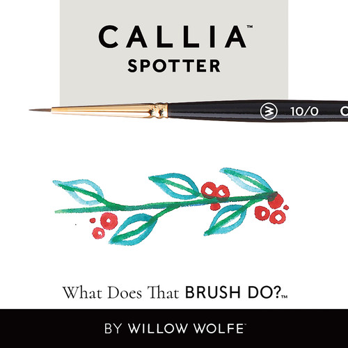 Willow Wolfe Callia Artist Spotter Brush-5/0 - 1200SP50