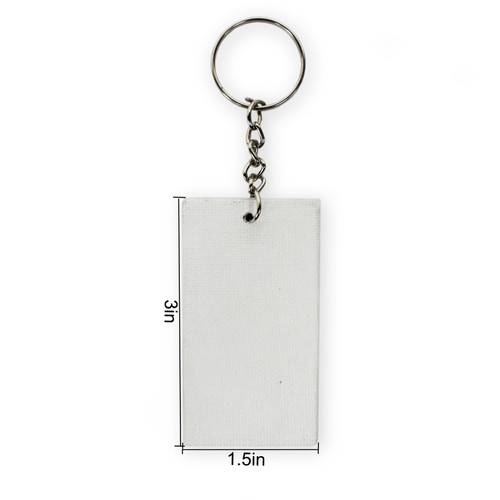 6 Pack - Little Birdie Customizable Canvas Keychain MDF 4/Pkg-1.5"X3" - CR91083 6 Pack - Little Birdie Customizable Canvas Keychain MDF 4/Pkg-1.5"X3" - CR91083