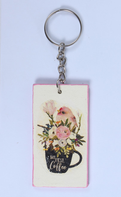 6 Pack - Little Birdie Customizable Canvas Keychain MDF 4/Pkg-1.5"X3" - CR91083 6 Pack - Little Birdie Customizable Canvas Keychain MDF 4/Pkg-1.5"X3" - CR91083