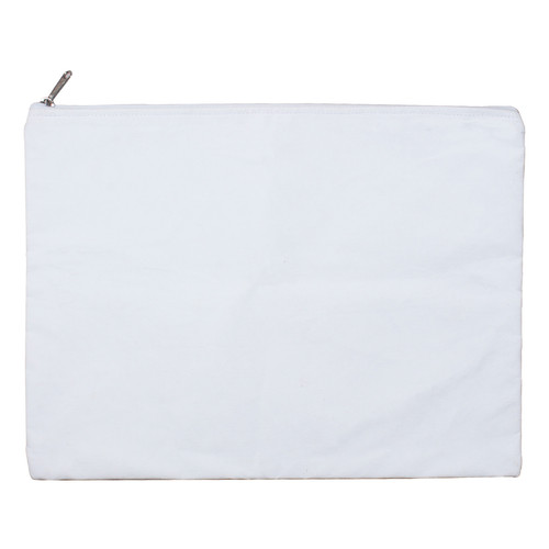 6 Pack - Little Birdie Customizable Canvas Zipper Pouch 1/Pkg-15.5"X11.5" - CR91081