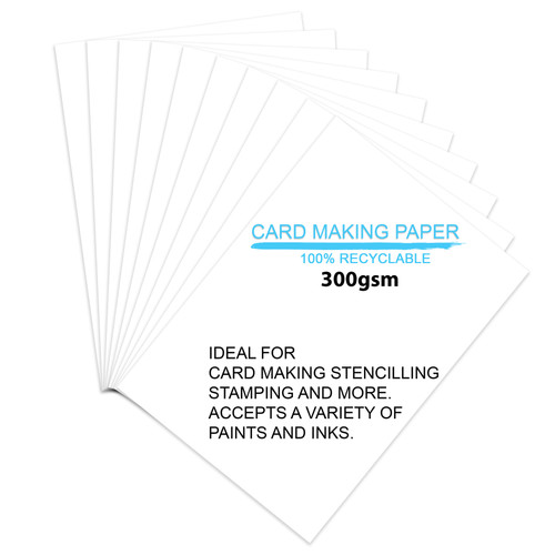 6 Pack - Little Birdie Card Making A4 Paper 300gsm-10 Sheets - CR94639 6 Pack - Little Birdie Card Making A4 Paper 300gsm-10 Sheets - CR94639