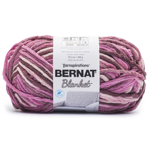 Bernat Blanket Big Ball Yarn-Raspberry Swirl 161110-11043 - 057355531468