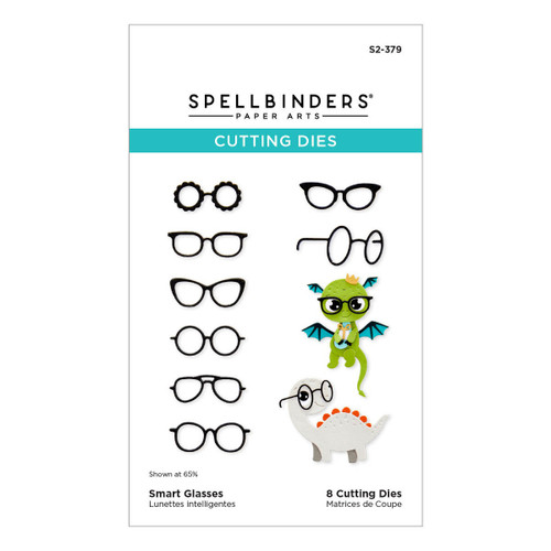 Spellbinders Etched Dies From The Monster Birthday Collectio-Smart Glasses S2379 - 810146540892