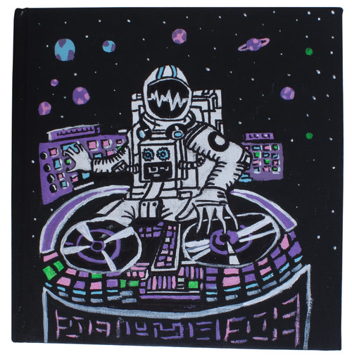 Little Birdie Customizable Canvas Cover Sketch And Draw Book-8"X8" - CR91105 Little Birdie Customizable Canvas Cover Sketch And Draw Book-8"X8" - CR91105