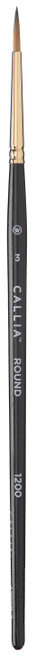 Willow Wolfe Callia Artist Round Brush-3 - 1200R3 - 628215000105