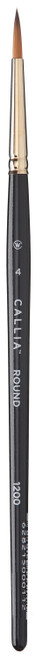 Willow Wolfe Callia Artist Round Brush-4 - 1200R4 - 628215000112