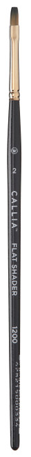 Willow Wolfe Callia Artist Flat Shader Brush-2 - 1200FS2 - 628215000334