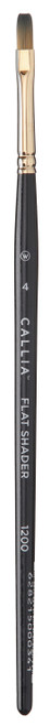 Willow Wolfe Callia Artist Flat Shader Brush-4 - 1200FS4 - 628215000341