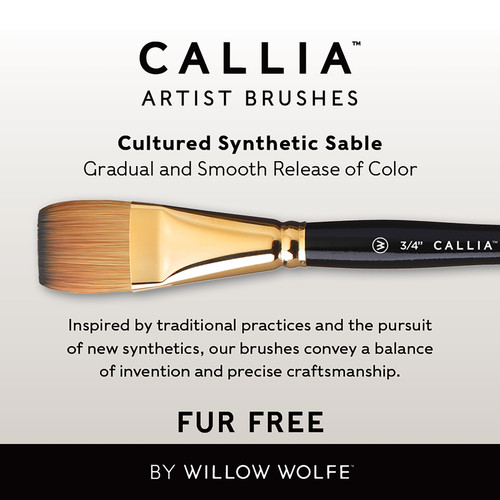 Willow Wolfe Callia Artist Flat Shader Brush-6 1200FS6