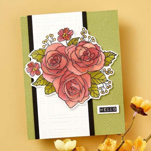 Spellbinders Stamp Die And Stencil Bundle From The Garden Co-Garden Party BD0821