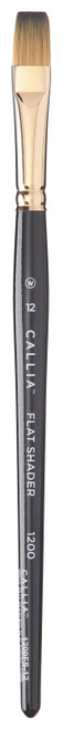 Willow Wolfe Callia Artist Flat Shader Brush-12 - 1200FS12 - 628215000372