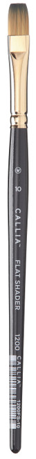 Willow Wolfe Callia Artist Flat Shader Brush-10 - 1200FS10 - 628215000785