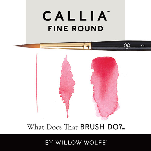 Willow Wolfe Callia Artist Fine Round Brush-0 - 1200FR0