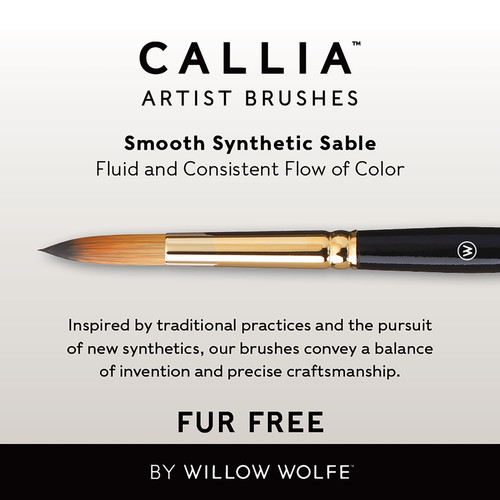 Willow Wolfe Callia Artist Script Liner Brush-2/0 - 1200SL20