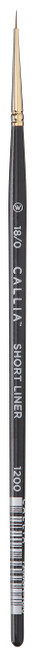 Willow Wolfe Callia Artist Short Liner Brush-18/0 - 1200SH18 - 628215000037