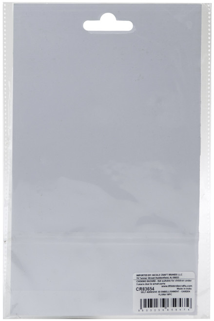 Little Birdie 3D Embellishment 10/Pkg-Garden Flora - CR83654 Little Birdie 3D Embellishment 10/Pkg-Garden Flora - CR83654