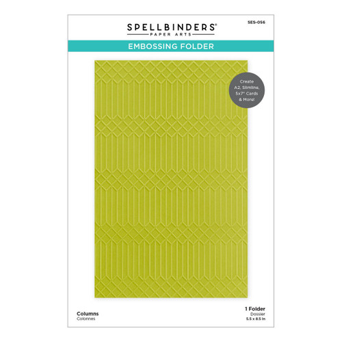 Spellbinders Embossing Folder From the Fresh Picked Collecti-Columns SES056 - 810146540359