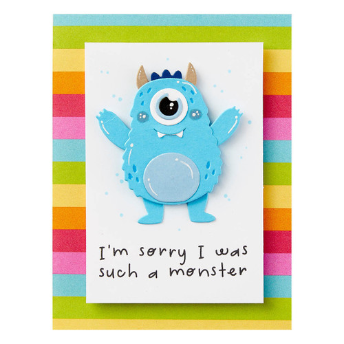 Spellbinders Etched Dies From The Monster Birthday Collectio-Dancin' Birthday Monster S3495