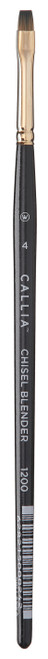 Willow Wolfe Callia Artist Chisel Blender Brush-4 - 1200CB4 - 628215000242