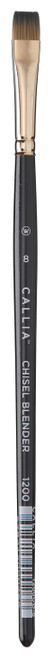 Willow Wolfe Callia Artist Chisel Blender Brush-8 - 1200CB8 - 628215000266