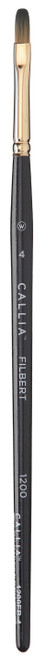 Willow Wolfe Callia Artist Filbert Brush-4 - 1200FB4 - 628215000297 Willow Wolfe Callia Artist Filbert Brush-4 - 1200FB4 - 628215000297