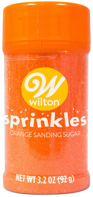 Wilton Sugar Sprinkles 3.25oz-Orange W710-7-8794 - 070896140883