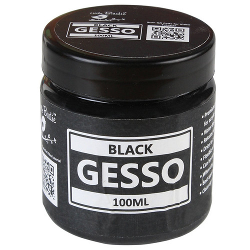 Little Birdie Gesso 100ml-Black - CR75626 - 8903236576986