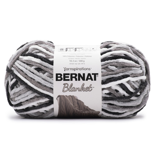 Bernat Blanket Big Ball Yarn-Gray Storm 161110-10959 - 057355470033