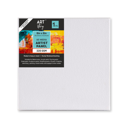 Little Birdie All Media Artist Panel Square 1/Pkg-6"X6" - CR91290 - 8903236737431