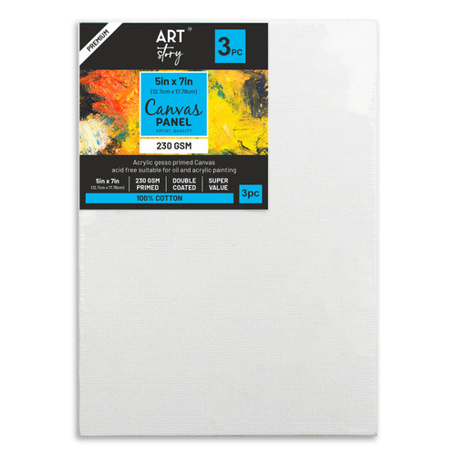 Little Birdie Canvas Panel MDF Board 5"X7" 3/Pkg-5"X7" - CR87417 - 8903236698091