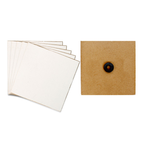 Little Birdie Customizable Canvas Fridge Magnet MDF 10/Pkg-Assorted - CR91077