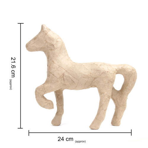 Little Birdie Paper Mache 1/Pkg-Walking Horse CR93519