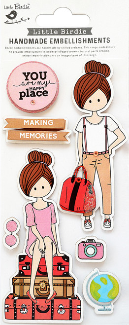 Little Birdie Sticker Embellishment 7/Pkg-Making Memories - CR79809 - 8903236619201